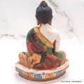 Statuette bouddhiste colorée Bouddha Amitabha 14 cm - Statuettes bouddhistes tibétaines artisanales