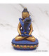 Statuette Bouddha Shakti bleu et or 13 cm Statuettes Bouddhistes SHAKTI22