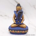 Statuette Bouddha Shakti bleu et or 13 cm Statuettes Bouddhistes SHAKTI22