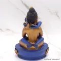 Statuette bouddhiste tibétaine Bouddha Shakti bleu et or 13 cm - Statuettes bouddhistes tibétaines artisanales