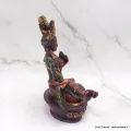 Tara Verte statuette bouddhiste 15 cm - Artisanat Tibétain - Statuettes bouddhistes tibétaines artisanales