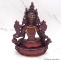 Statuette bouddhiste Tara verte antique 15 cm - Artisanat Tibétain - Statuettes bouddhistes tibétaines artisanales