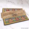 Livre de prières bouddhiste patine antique 24 cm - Livre de prières bouddhistes
