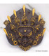 Petit masque en résine Mahakala / Bhairava Statuettes Bouddhistes CHEP3