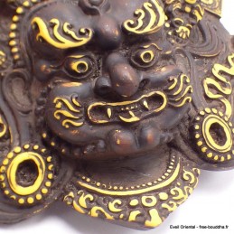 Petit masque en résine Mahakala / Bhairava 