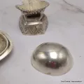 Kapala tibétain plaqué argent 14 cm - Kapala bouddhiste