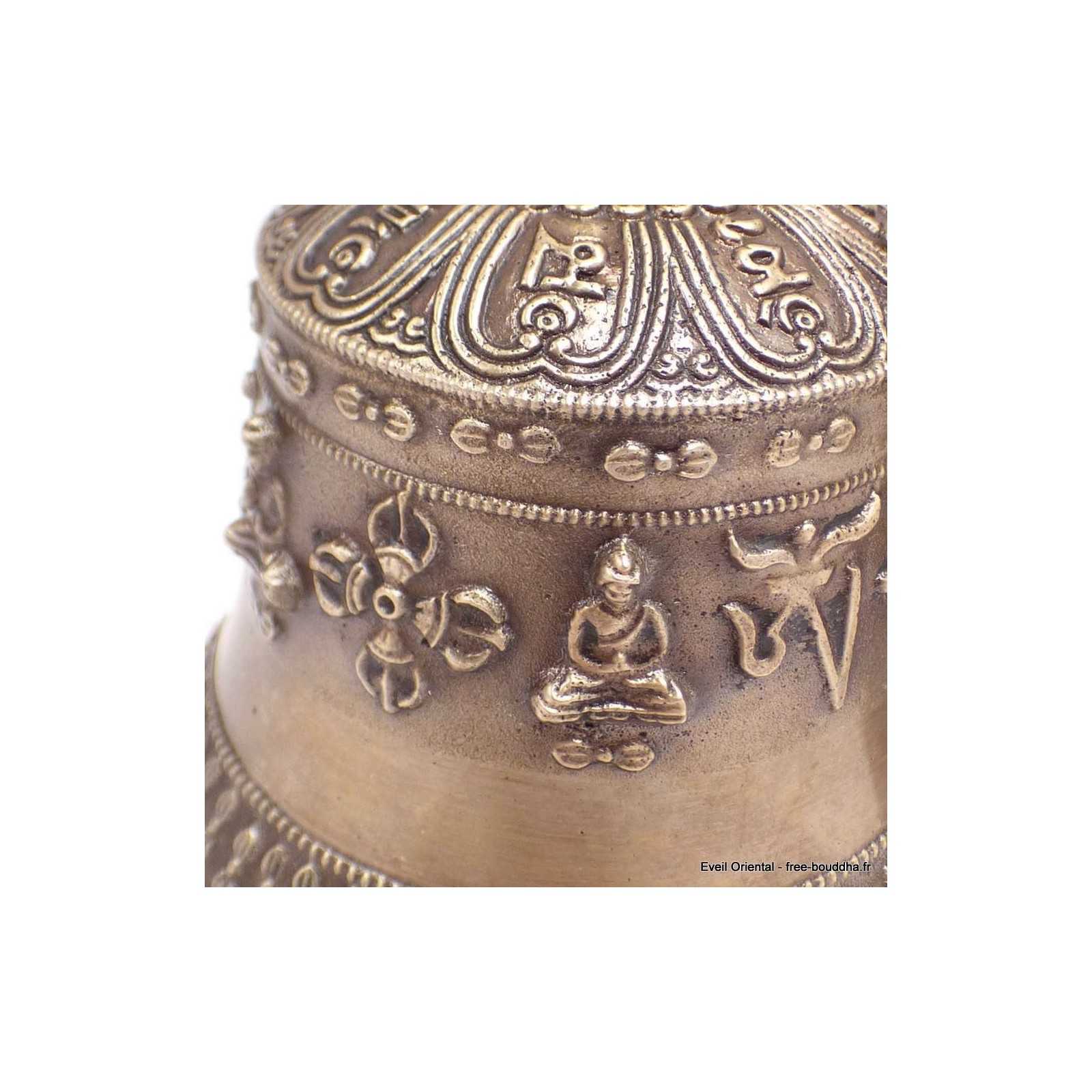 Lot De 5 Breloques Bouddha En Alliage Tibétain - 22x15 Mm, Couleur Argenté, Neuf