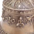 Cloche tibétaine et dorjé 5 branches 19 cm - Objets rituels bouddhistes