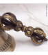 Cloche tibétaine et dorjé 5 branches 19 cm Objets rituels bouddhistes DOVAJ30