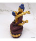 Statuette bouddhiste Shakti 13 cm bordeau or Statuettes Bouddhistes SHAKTI25