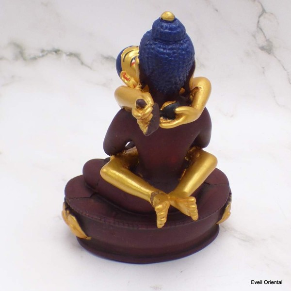 Statuette bouddhiste Shakti 13 cm bordeau or Statuettes Bouddhistes SHAKTI25