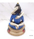 Grande statuette Shakti bleu lapis 20 cm Statuettes Bouddhistes GSHA1