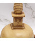 Stupa tibétain patine naturelle forme dôme 19 cm Objets rituels bouddhistes STUR2