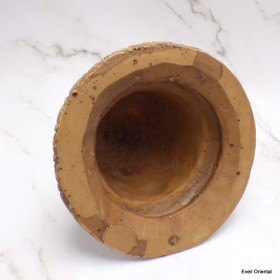 Stupa tibétain patine naturelle forme dôme 19 cm Statuettes Bouddhistes STUR2