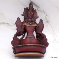 Statuette Tara blanche 15 cm patine antique Statuettes Bouddhistes STB6