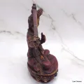 Statuette bouddhiste Manjushri 15 cm patine antique - Statuettes bouddhistes tibétaines artisanales
