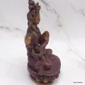 Statuette bouddhiste Chenrezi 4 bras patine antique 16 cm - Statuettes bouddhistes tibétaines artisanales
