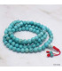 Mala de prières en véritables Turquoise du Tibet Mala tibétain 108 perles MALATT