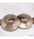 Tingshas tibétaines antiques mantra de Cherezi 7,6 cm Tingsha tibétaine cymbales TPN1
