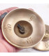 Tingshas tibétaines antiques mantra de Cherezi 7,6 cm Tingsha tibétaine cymbales TPN1