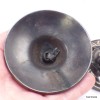 Tingshas tibétaines noires mantra 7,6 cm Tingsha tibétaine cymbales TPN2