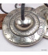 Tingshas tibétaines symboles bouddhistes 7 cm Tingsha tibétaine cymbales TPN4