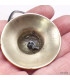 Tingshas tibétaines pétales de fleurs 4,6 cm Tingsha tibétaine cymbales TPN5