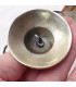 Tingshas tibétaines cymbales fleurs 4,7 cm Tingsha tibétaine cymbales TPN6