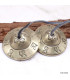 Tingshas tibétaines cymbales mantra bouddhiste 4,7 cm Tingsha tibétaine cymbales TPN7