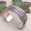 Bracelet tibétain motifs spirales - Bracelets tibétains bouddhistes