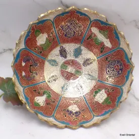 Bol d'offrande laiton émaillé 16 cm plusieurs coloris - Bols d'offrandes bouddhistes