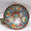 Bol d'offrande laiton émaillé 16 cm plusieurs coloris - Bols d'offrandes bouddhistes
