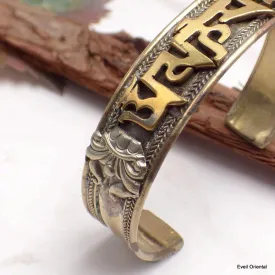 Bracelet Tibétain Mantra métal et laiton - Bracelets tibétains bouddhistes