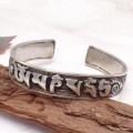 Bracelet Tibétain filigrane Mantra de Chenrezi-p Bracelets tibétains bouddhistes NBR4