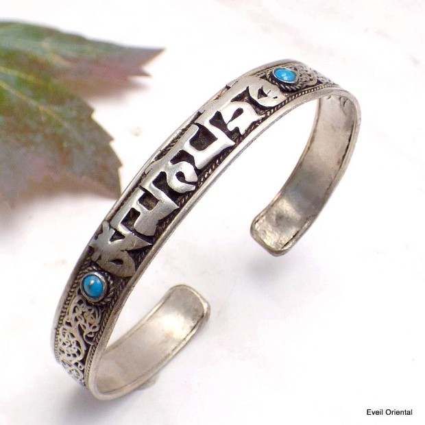 Bracelet tibétain fin filigrane Bracelets tibétains bouddhistes BRACT1