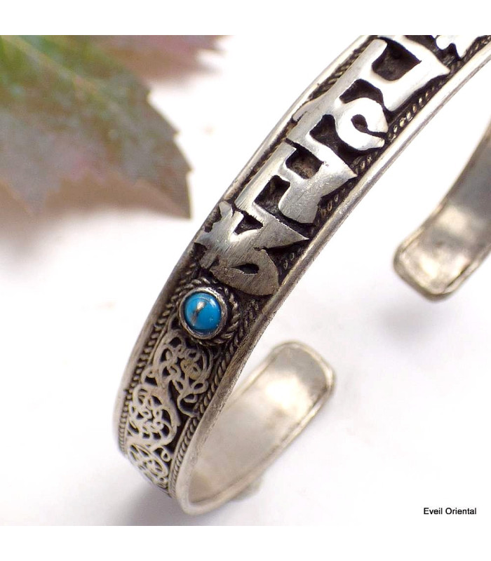 Bracelet tibétain fin filigrane Bracelets tibétains bouddhistes BRACT1