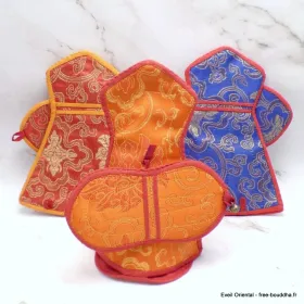 Pochette protection cloche tibétaine et dorjé - Cloche tibétaine et dorjé tibétain
