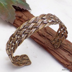 Bijou bracelet népalais trois tresses Bracelets tibétains bouddhistes AA51.3