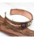 Bracelet tibétain cuivre et laiton Mantra Bijoux en Cuivre BHB47