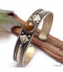 Bracelet tibétain bouddhiste Dordjé Oeil de tigre Bracelets tibétains bouddhistes ref 28.2