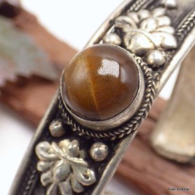 Bracelet tibétain bouddhiste Dordjé Oeil de tigre Bracelets tibétains bouddhistes ref 28.2