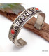 Bracelet tibétain Mantra de Chenrezi filigrane Bracelets tibétains bouddhistes ABT17.2