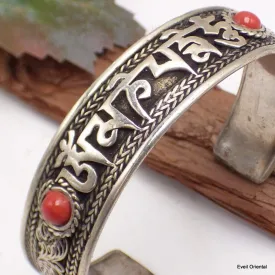 Bracelet tibétain Mantra de Chenrezi filigrane - Bracelets tibétains bouddhistes