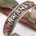 Bracelet tibétain Mantra de Chenrezi filigrane - Bracelets tibétains bouddhistes