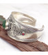 Bracelet tibétain Onyx vert Bracelets tibétains bouddhistes ref 2001