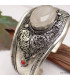 Bracelet tibétain Pierre de Lune Bracelets tibétains bouddhistes ref 2001.1