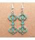Boucle d'oreille bouddhiste Dorjé Boucles d'oreilles tibétaines PBO5