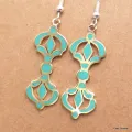 Boucle d'oreille tibétaines bouddhiste Dorjé - Boucles d'oreilles tibétaines