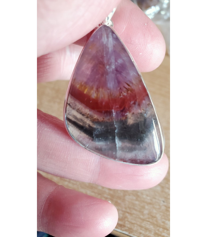 Gros pendentif Super seven grade AAA Pendentifs pierres naturelles BK5.7