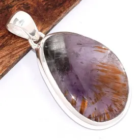Pierre Super seven pendentif asymétrique grade AAA - Pendentifs pierres naturelles